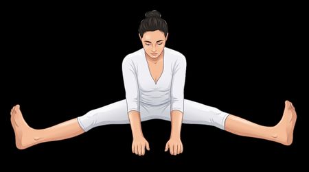 Winkelhaltung im Sitzen