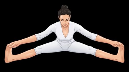 Winkelhaltung im Sitzen