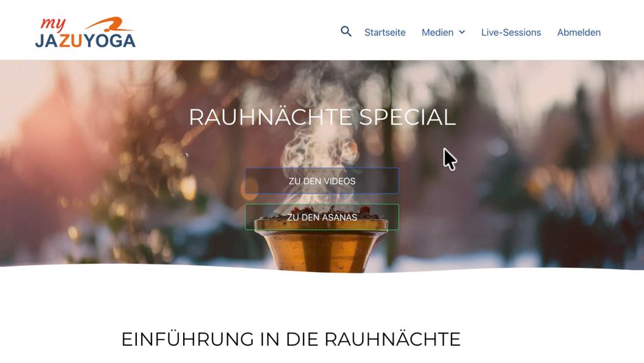 Startseite der Meditationen & Specials